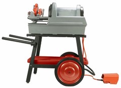 Reconditioned RIDGID&reg; 1822-I Auto Chuck Pipe Threader with 815A HSS Dies & Cart