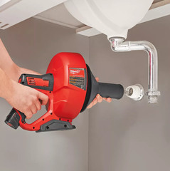 Milwaukee M18 Cordless Drain Snake Plumbing Auger Tool Only