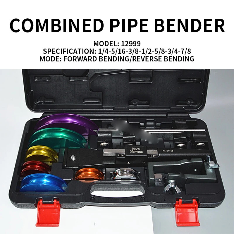 Type 12999 Combination Suit Pipe Bender Tool Manual Bending Machine Copper Pipe