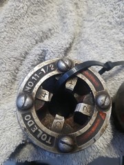 Ridgid 00 and toledo Pipe Threader Dies 1/2, Ridged no 11 toledo no 12 toledo
