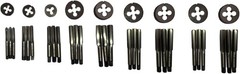 BSB BSCY CEI CYCLE 26 TPI TAP DIE SET 1/4&Prime; &ndash; 3/4&Prime; HARD TO FIND 36 PCS SET 60 DEG