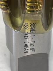 OSG SOSSNER Japan 1&Prime; x 11-1/2 NPT /TPT HSS Pipe Tap #1412 Qty.1 New (26MY403)
