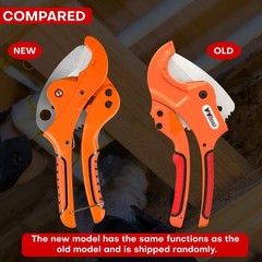 YYIYITOOLS Ratchet-type Tube and Pipe Cutter-41mm,1-5/8&rdquo;&rsquo;.OD PVC, Orange