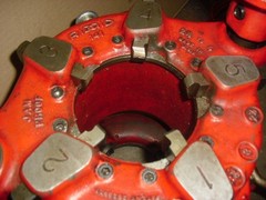 RIDGID 141 Receding Geared Threader with 700 threader & 774 adapter Jam Proof
