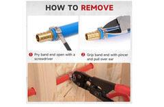 Combo Angle Head PEX Pipe Crimping Tool Kits Used for 1/2&Prime; 3/4&Prime; Pex Crimper