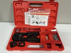 Icrimp Pex Pipe Crimping Tool Kit with Cutter & Gauge &ndash; ASTM F1807 Compliant