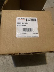 Ridgid 20118 535A Switch Assembly NIB