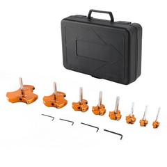 8Pcs PVC Pipe Reamer Kit PVC Fitting Saver (1/2&Prime;+3/4&Prime;+1&Prime;+1-1/4&Prime;+1-1/2&Prime;+2&Prime;+3&Prime;+4&Prime;)