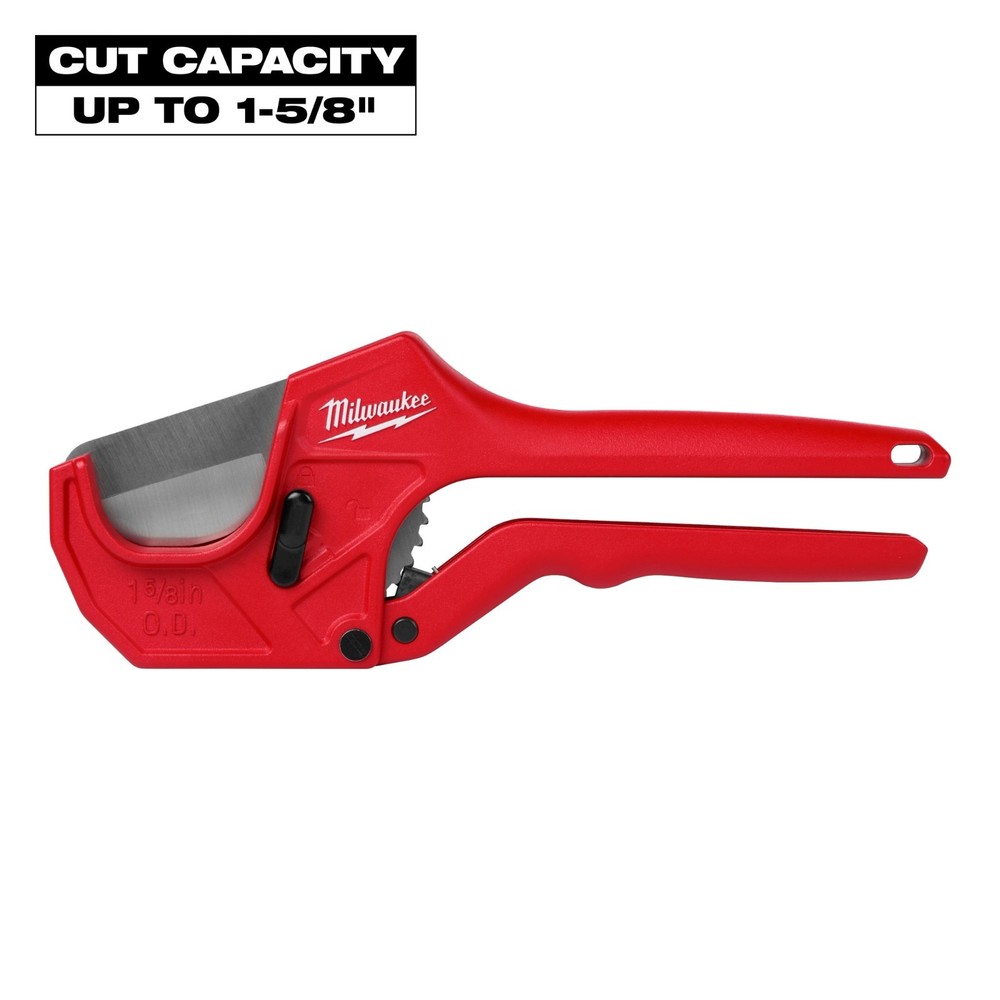 Milwaukee 48-22-4220 1-5/8 in Ratcheting PVC Pipe Cutter Stainless Blade