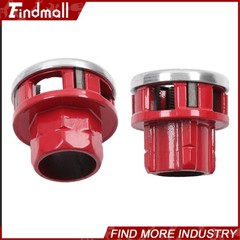 Findmall 1-1/4&Prime; & 1&rdquo; NPT 12-R RH Die Head & Dies 4 Ratchet Pipe Threader