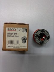 Ridgid 36885 00-R 3/8&Prime; NPT RH Alloy Steel Manual Pipe Threader Die Head (BN42)