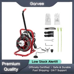 75FT x 1/2 Inch Portable Auto Feed Drain Cleaner Machine Sewer Snake Auger
