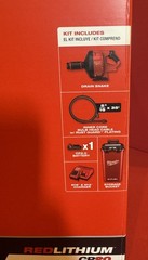 Milwaukee 2772A-21 M18 FUEL 18V 5/16-Inch x 35-Foot Cordless Drain Snake Kit