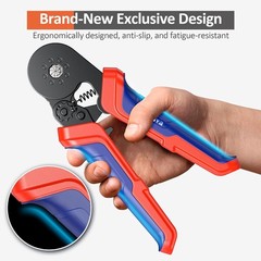 Octagonal Crimping Pliers Tool Kit with 1250PCS Single & Twin Ferrule Connectors