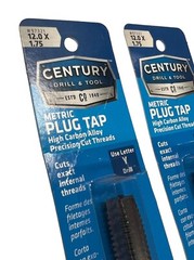 Century Drill & Tool 97321, 12.0 x 1.75 Metric Plug Tap (LOT OF 2) **SALE**