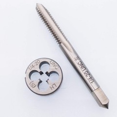 HSS 1/420 UNC Left Hand Thread Tap And Round Die Set Cutting Tool