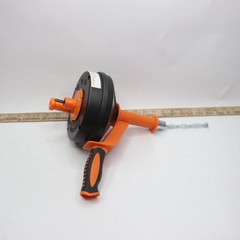 Drain Auger Clog Remover Plumbing Tool Drill Adapter Orange/Black 25&prime;