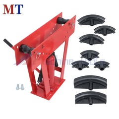 16T Hydraulic Pipe Bender Manual Copper Exhaust Tube Bender Tool with 8 Dies