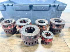 Ridgid 12-R Pipe Threader Die Head Set 12R Threading Dies G653