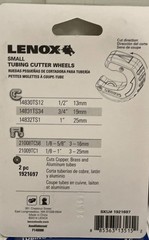 LENOX Tubing Cutter Wheels Set 2 pc 5/8 Inch Replacement CHN 1921697 (2 Packs)