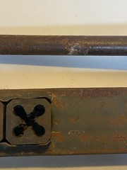 Vintage Craftsman Ratcheting Square Five Die Pipe Threader Set