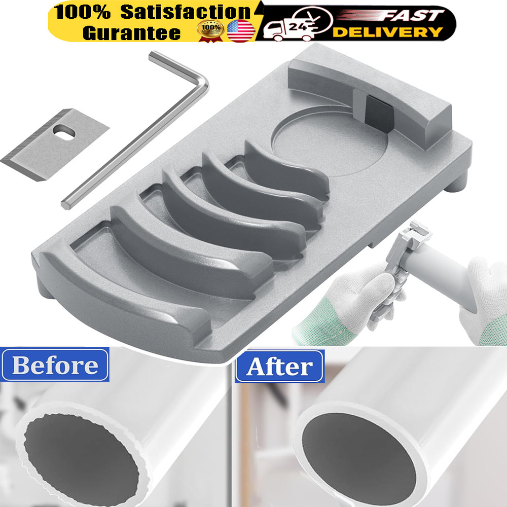 6-in-1 PVC Pipe Deburring Tool for Pipe Burrs in 6 Pipe Sizes from 1-1/4 to 4 in