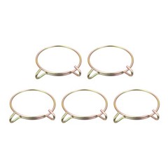 Fuel Line Hose Clips, 5pcs 60mm 65Mn Steel Tubing Spring Clamps