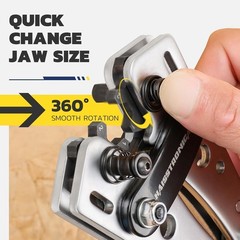 Haisstronica Heavy Duty Crimping Tool Kit for Battery Cables with Extended Ratch