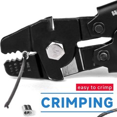 Wire Rope Swager Wire Rope Swaging Tool for Crimping Fishing Lines Up To 2.2mm 3