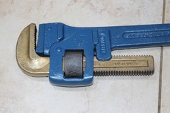 Vtg TRIMO Trimont 36&rdquo; Heavy Duty Pipe Wrench Forged Steel PAT&rsquo;D 3-6-18