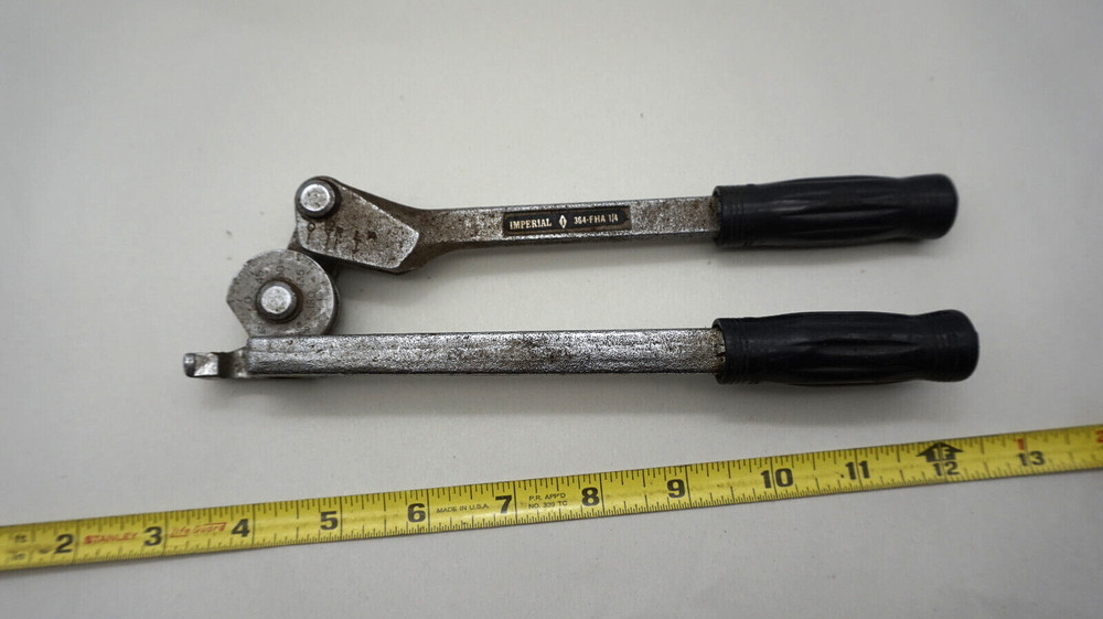 Imperial 364-FHA 1/4 Flex Grip Lever Type Tube Bender Hand Tool free ship USA