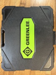 Greenlee Gorilla Press ES32FML Copper Press Tool Kit 1/2-1-1/4&Prime; Jaws Case