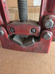 RIDGID BENCH YOKE VISE 1/8&Prime; to 2 1/2&Prime; PIPE MADE IN USA Vintage