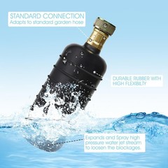 3PCS Drain Bladder Unclogger Main Sewer Line,Water-Powered Drain Cleaning Bla&hellip;