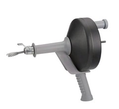 Cobra Products Pistol Grip Power Drum Drain Auger 1/4 In x 25 Ft