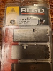 Ridgid 47770 1&Prime; &ndash; 2&Prime; &ndash; 11 1/2 NPT Universal Dies High Speed RH