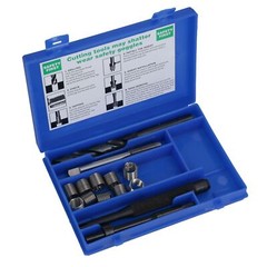 7/16&Prime; x 18 BSF Thread Tap Repair Cutter Kit Helicoil Damaged Threads 14pc Kit