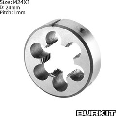 Metric M24 x 1 Round Threading Die M24 x 1.0 Machine Thread Die Right Hand