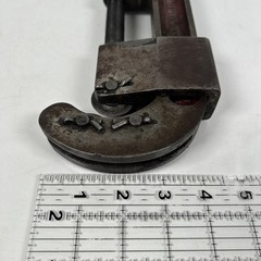 Vintage Reed Mfg. No 2W 3-Wheel Pipe Cutter Pat. 2005163 USA Heavy Duty Tool