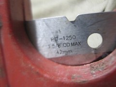 RIDGID PC-1250 PLASTIC TUBING CUTTER