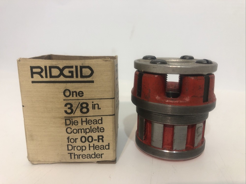 Ridgid 00-R 3/8 Pipe Threader Die Head &ndash; VGC