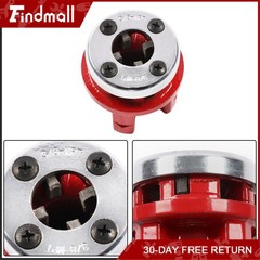 Findmall 3/8&Prime; Pipe Threader Dies Kit Ratchet Replacement for Plumbing