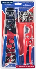 iCRIMP Ratchet PEX Cinch Tool with Removing function for 3/8 to 1-inch Stainless