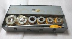 Steel Dragon Tools SDT-12R 1/2&Prime; &ndash; 2&Prime; NPT Ratchet Pipe Threader Set,USED 1 TIME