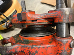 Ridgid 141 Pipe Threader Receding Threader 2 &frac12;&rdquo;-4&Prime; works fine good dies