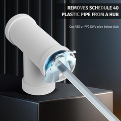 Plumbing PVC Fitting Socket Saver, PVC Pipe Reamer Cutter for Removing SCH 40 fr