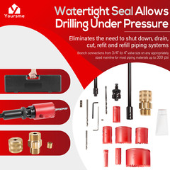 08350 DM3MECH Mechanical Hot Tapping Machine Complete Kit