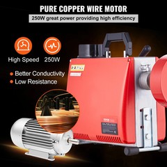 SucceBuy 250W Electric Drain Cleaner Snake Auger 66ft Cable 7 Cutters Home Sewer