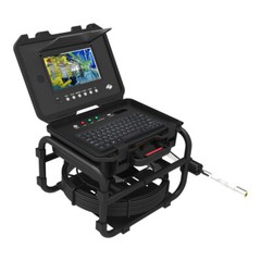 9&Prime; Monitor DVR Endoscope 60M 512HZ Signal Pipe Sewer Inspection Camera 5mm cable
