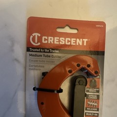 Crescent CMPC218 Medium Tube Cutter 1/8 in to 2 1/8 in Built-In Reamer